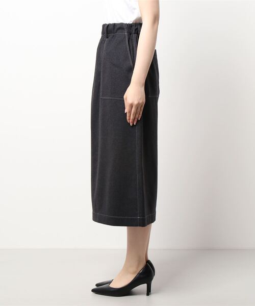 nicholson and nicholson(ニコルソンアンドニコルソン)の「【nicholson & nicholson】ウールイージースカート WOMEN(スカート・レディース・ネイビー/ブラウン/チャコール・38)」の5枚目の写真