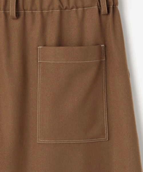 nicholson and nicholson(ニコルソンアンドニコルソン)の「【nicholson & nicholson】ウールイージースカート WOMEN(スカート・レディース・ネイビー/ブラウン/チャコール・38)」の12枚目の写真