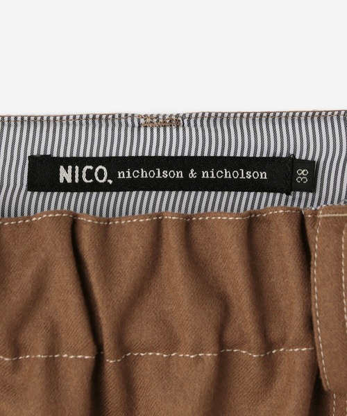 nicholson and nicholson(ニコルソンアンドニコルソン)の「【nicholson & nicholson】ウールイージースカート WOMEN(スカート・レディース・ネイビー/ブラウン/チャコール・38)」の10枚目の写真