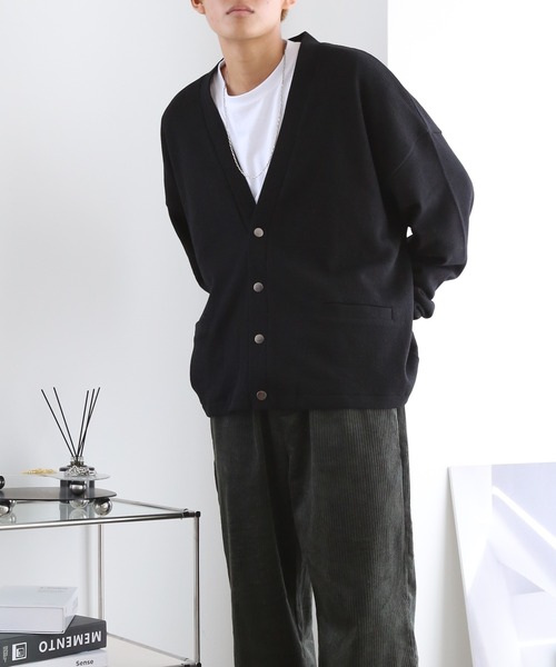 TUTTU（トゥトゥ）の「サーマルVネックカーディガン（Tシャツ/カットソー・メンズ・ブラック/ブルー・M/L）」の10枚目の写真