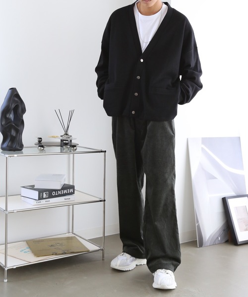 TUTTU（トゥトゥ）の「サーマルVネックカーディガン（Tシャツ/カットソー・メンズ・ブラック/ブルー・M/L）」の6枚目の写真