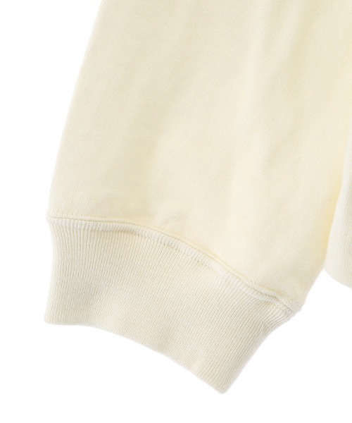 PORT BY ARK（ポートバイアーク）の「PORT BY ARK / ポートバイアーク：Henry neck LS T-shirt：PO10-T004[COR]（Tシャツ/カットソー・メンズ・アイボリー・1/2）」の9枚目の写真