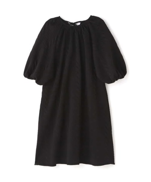 N.(N. Natural Beauty Basic)(エヌエヌナチュラルビューティーベーシック)の「◆膨れジャガードワンピース(ワンピース・レディース・ブラック/クリーム・MEDIUM)」の13枚目の写真