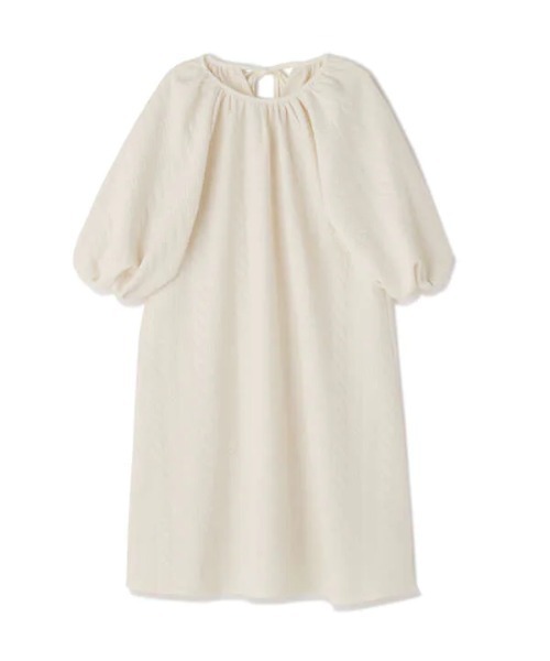 N.(N. Natural Beauty Basic)(エヌエヌナチュラルビューティーベーシック)の「◆膨れジャガードワンピース(ワンピース・レディース・ブラック/クリーム・MEDIUM)」の15枚目の写真