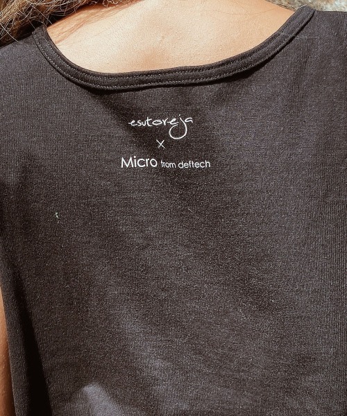 esutoreja(エストレジャ)の「The City and the Beachタンクトップ(タンクトップ・レディース・ホワイト/ブラック・FREE)」の13枚目の写真