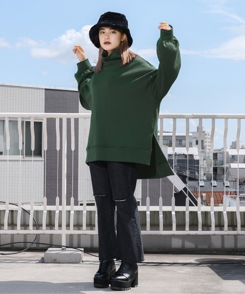 Ellno Loset(エルノロゼット)の「フェイクファーバケットハット(ハット・レディース・ブラック・FREE)」の5枚目の写真