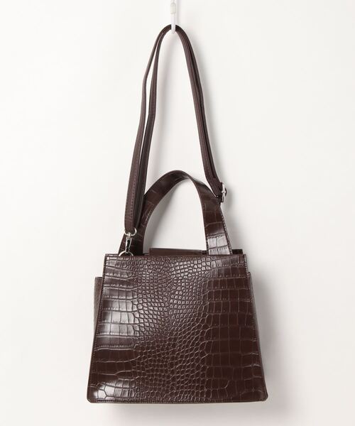 cepo（セポ）の「クロコアシメハンドバック　２WAY（ハンドバッグ・レディース・ブラック/ブラウン・FREE）」の6枚目の写真