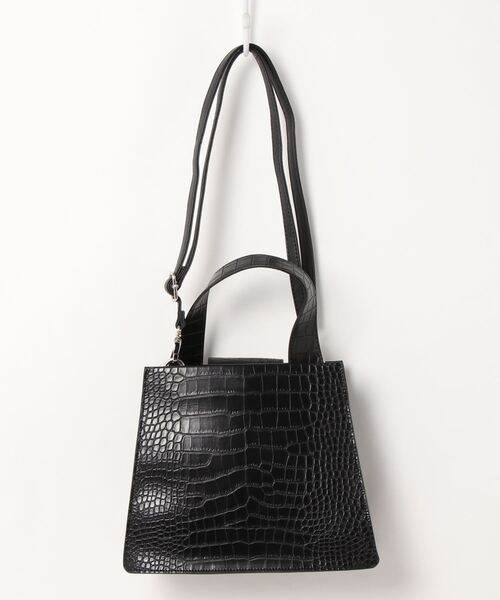 cepo（セポ）の「クロコアシメハンドバック　２WAY（ハンドバッグ・レディース・ブラック/ブラウン・FREE）」の12枚目の写真