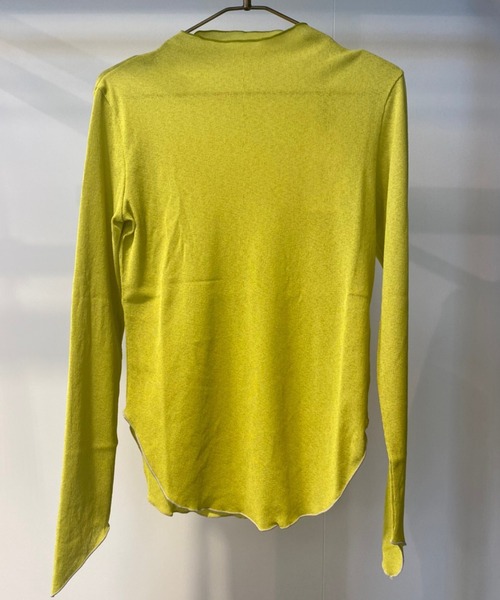 Toironier(トワロニエ)の「Toironier(トワロニエ ) ドライタッチリブプルオーバー dry touch rib P/O(Tシャツ/カットソー・レディース・ホワイト/ライトグリーン/ライム・FREE)」の8枚目の写真