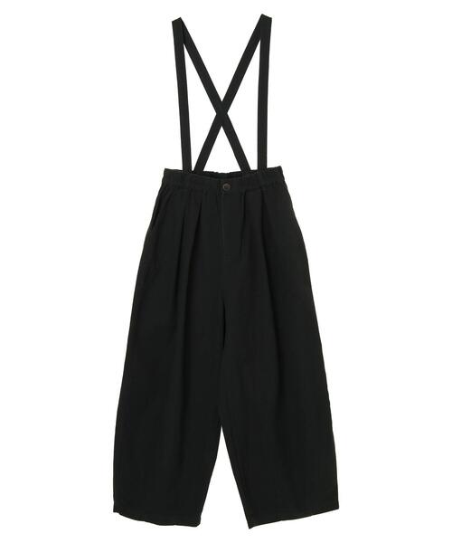 CRAFT STANDARD BOUTIQUE(クラフトスタンダードブティック)の「サスペンダー付きバルーンタックパンツ *(その他パンツ・レディース・ブラック/ベージュ/カーキ・M/L)」の6枚目の写真