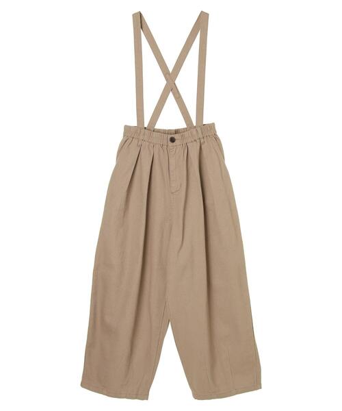 CRAFT STANDARD BOUTIQUE(クラフトスタンダードブティック)の「サスペンダー付きバルーンタックパンツ *(その他パンツ・レディース・ブラック/ベージュ/カーキ・M/L)」の7枚目の写真
