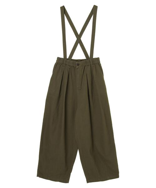 CRAFT STANDARD BOUTIQUE(クラフトスタンダードブティック)の「サスペンダー付きバルーンタックパンツ *(その他パンツ・レディース・ブラック/ベージュ/カーキ・M/L)」の9枚目の写真
