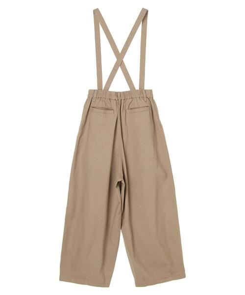 CRAFT STANDARD BOUTIQUE(クラフトスタンダードブティック)の「サスペンダー付きバルーンタックパンツ *(その他パンツ・レディース・ブラック/ベージュ/カーキ・M/L)」の11枚目の写真