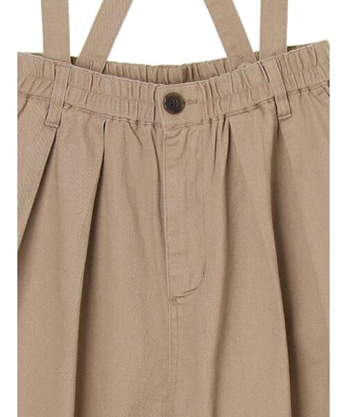 CRAFT STANDARD BOUTIQUE(クラフトスタンダードブティック)の「サスペンダー付きバルーンタックパンツ *(その他パンツ・レディース・ブラック/ベージュ/カーキ・M/L)」の12枚目の写真