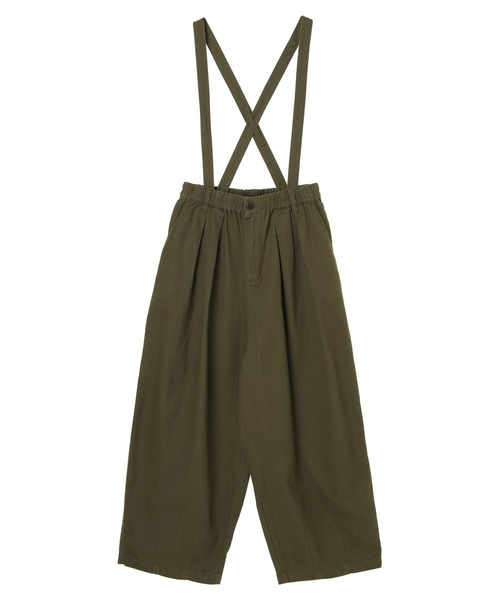 CRAFT STANDARD BOUTIQUE(クラフトスタンダードブティック)の「サスペンダー付きバルーンタックパンツ *(その他パンツ・レディース・ブラック/ベージュ/カーキ・M/L)」の3枚目の写真