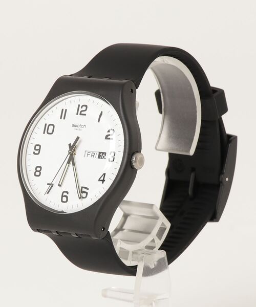 SWATCH(スウォッチ)の「TWICE AGAIN(アナログ腕時計・メンズ・ブラック×ホワイト・FREE)」の4枚目の写真