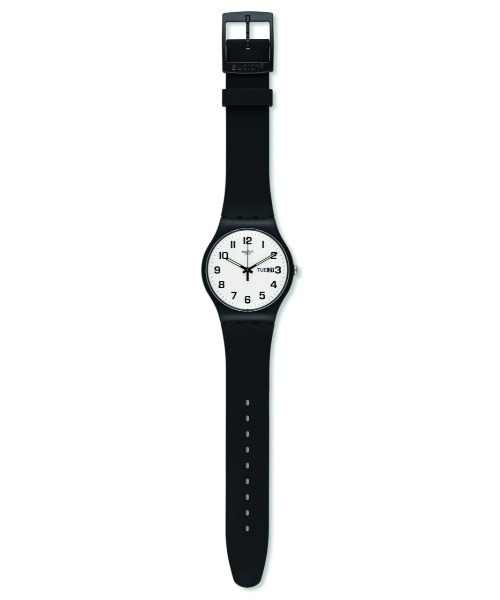SWATCH(スウォッチ)の「TWICE AGAIN(アナログ腕時計・メンズ・ブラック×ホワイト・FREE)」の3枚目の写真