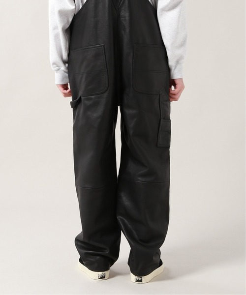 JOURNAL STANDARD（ジャーナルスタンダード）の「【TRISECT 2】カウレザー オールインワン（サロペット/オーバーオール・メンズ・ブラック・MEDIUM/LARGE）」の10枚目の写真