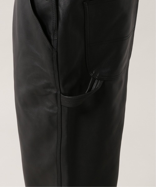 JOURNAL STANDARD（ジャーナルスタンダード）の「【TRISECT 2】カウレザー オールインワン（サロペット/オーバーオール・メンズ・ブラック・MEDIUM/LARGE）」の14枚目の写真