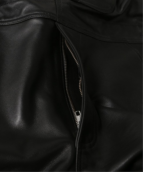 JOURNAL STANDARD（ジャーナルスタンダード）の「【TRISECT 2】カウレザー オールインワン（サロペット/オーバーオール・メンズ・ブラック・MEDIUM/LARGE）」の17枚目の写真