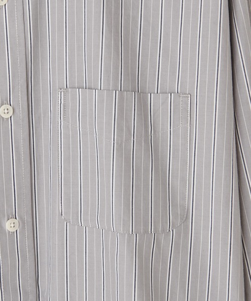 CIAOPANIC TYPY（チャオパニックティピー）の「タイプライター レギュラーカラーシャツ（シャツ/ブラウス・メンズ・グレー/オフホワイト・S/M/L）」の7枚目の写真