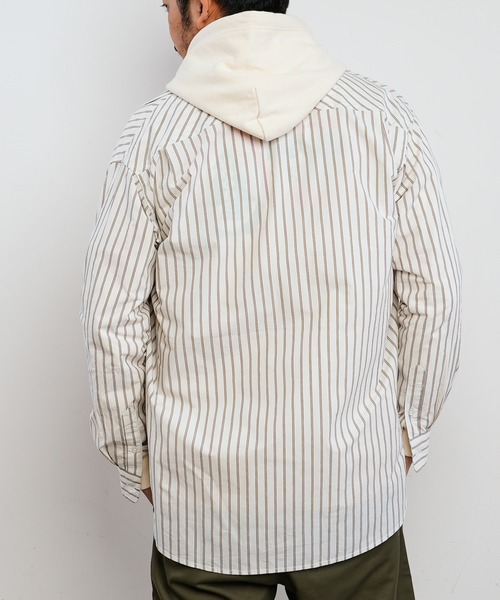 CIAOPANIC TYPY（チャオパニックティピー）の「タイプライター レギュラーカラーシャツ（シャツ/ブラウス・メンズ・グレー/オフホワイト・S/M/L）」の18枚目の写真