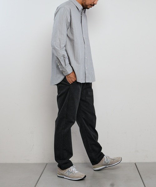 CIAOPANIC TYPY（チャオパニックティピー）の「タイプライター レギュラーカラーシャツ（シャツ/ブラウス・メンズ・グレー/オフホワイト・S/M/L）」の4枚目の写真