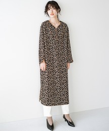 haco!（ハコ）の「これさえあればパッと着映えて気分も上がる！重ね着にも便利なカフタン風ワンピース（ワンピース）」