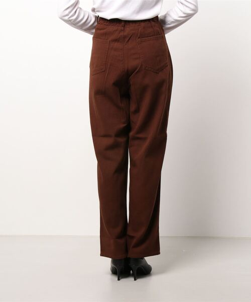 Samansa Mos2(サマンサ モスモス)の「カツラギストレートパンツ(その他パンツ・レディース・ブラウン/イエロー/チャコール/キナリ・フリ-)」の5枚目の写真