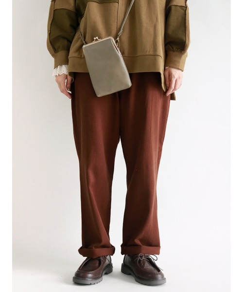 Samansa Mos2(サマンサ モスモス)の「カツラギストレートパンツ(その他パンツ・レディース・ブラウン/イエロー/チャコール/キナリ・フリ-)」の4枚目の写真