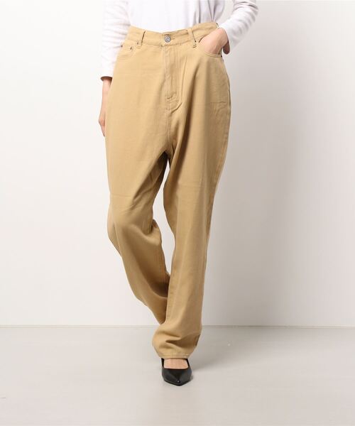 Samansa Mos2(サマンサ モスモス)の「カツラギストレートパンツ(その他パンツ・レディース・ブラウン/イエロー/チャコール/キナリ・フリ-)」の8枚目の写真