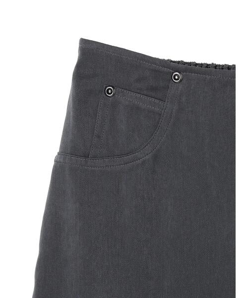 AMERICAN HOLIC（アメリカンホリック）の「マーメイドラインスカート（スカート・レディース・モカ/チャコールグレー・S/M/L）」の9枚目の写真