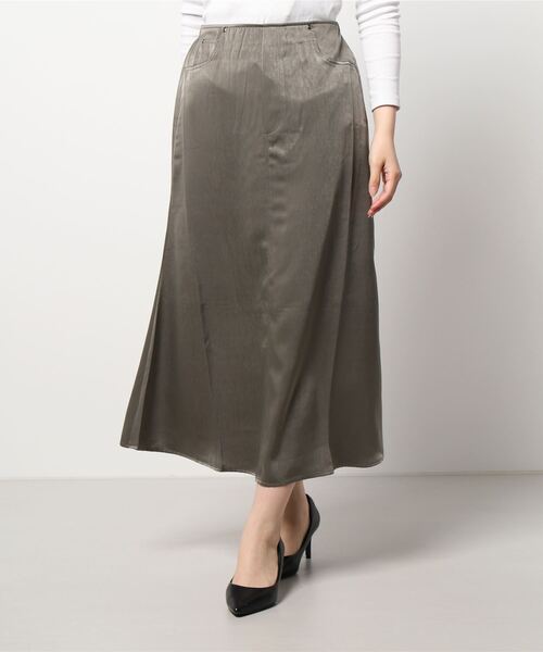 AMERICAN HOLIC（アメリカンホリック）の「マーメイドラインスカート（スカート・レディース・モカ/チャコールグレー・S/M/L）」の3枚目の写真