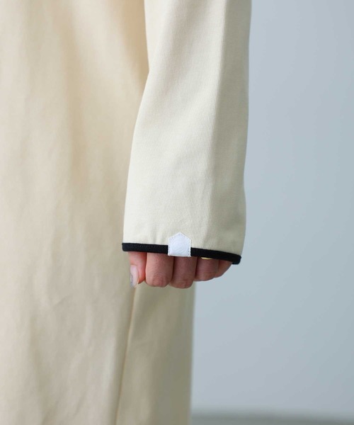 SILAS(サイラス)の「LAYERED DRESS サイラスレイヤードドレス(ワンピース・レディース・ブラック/オフホワイト・ONE SIZE)」の7枚目の写真