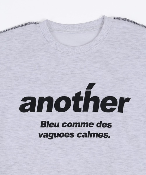 WC（ダブル シー）の「anotherロゴビッグスウェット（スウェット・レディース・ブラック/グレー・FREE）」の8枚目の写真