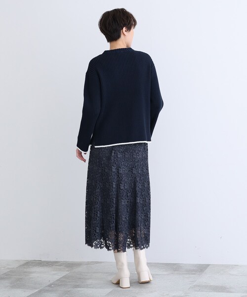 INDIVI(インディヴィ)の「◆【洗える/春カラー】レースロングフレアースカート(スカート・レディース・グリーン/ナチュラル/チャコールグレー・05/38/36/03/40/19/15 /13)」の17枚目の写真