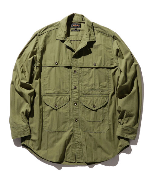 BEAMS PLUS（ビームスプラス）の「BEAMS PLUS / コンフォート クロス アドベンチャー シャツ（シャツ/ブラウス・メンズ・オリーブ/ネイビー・L/S/XL/M）」の2枚目の写真