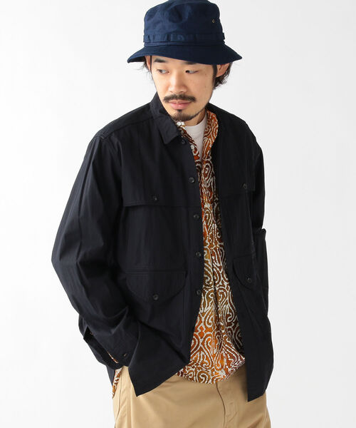 BEAMS PLUS（ビームスプラス）の「BEAMS PLUS / コンフォート クロス アドベンチャー シャツ（シャツ/ブラウス・メンズ・オリーブ/ネイビー・L/S/XL/M）」の10枚目の写真