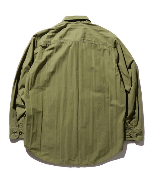 BEAMS PLUS（ビームスプラス）の「BEAMS PLUS / コンフォート クロス アドベンチャー シャツ（シャツ/ブラウス・メンズ・オリーブ/ネイビー・L/S/XL/M）」の16枚目の写真