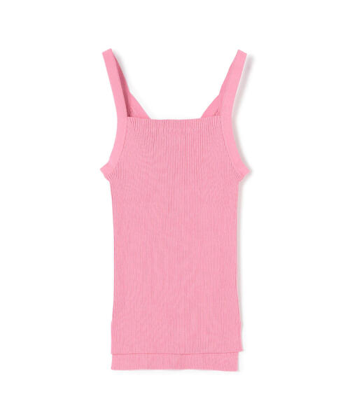 TOMORROWLAND （トゥモローランド）の「コットンリブ キャミソール（キャミソール・レディース・ホワイト系/ライトベージュ/ブルー系その他2/ブルー系その他4/ピンク/ホワイト・S）」の6枚目の写真