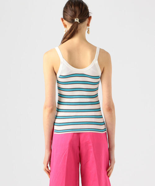 TOMORROWLAND （トゥモローランド）の「コットンリブ キャミソール（キャミソール・レディース・ホワイト系/ライトベージュ/ブルー系その他2/ブルー系その他4/ピンク/ホワイト・S）」の11枚目の写真