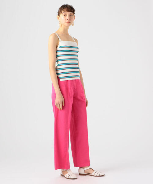 TOMORROWLAND （トゥモローランド）の「コットンリブ キャミソール（キャミソール・レディース・ホワイト系/ライトベージュ/ブルー系その他2/ブルー系その他4/ピンク/ホワイト・S）」の12枚目の写真