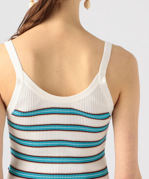 TOMORROWLAND （トゥモローランド）の「コットンリブ キャミソール（キャミソール・レディース・ホワイト系/ライトベージュ/ブルー系その他2/ブルー系その他4/ピンク/ホワイト・S）」の15枚目の写真