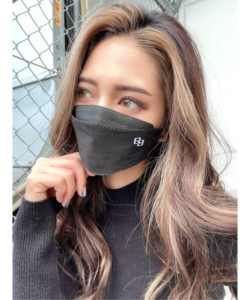 GYDA(ジェイダ)の「3D GYDA マスク(マスク・レディース・オフホワイト/ブラック・FREE)」の14枚目の写真