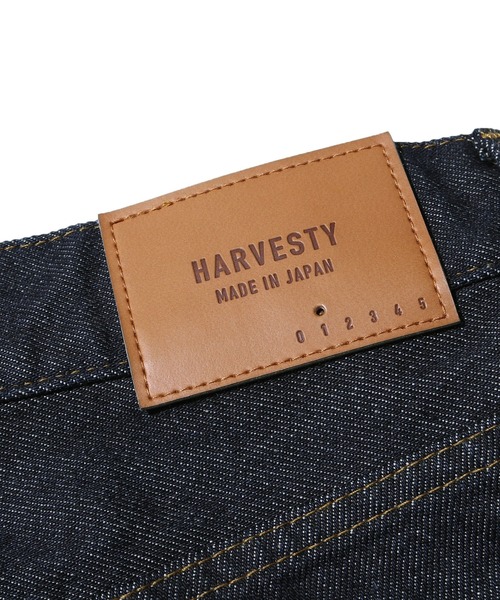 HARVESTY（ハーベスティ）の「HARVESTY/ハーベスティ ５ポケットデニムパンツ  OW テーパード インディゴ 美シルエット（デニムパンツ・レディース・ワンウォッシュ・1/2）」の9枚目の写真