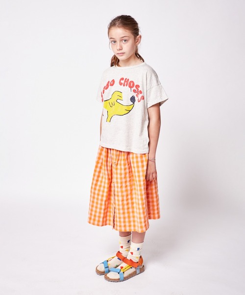 BOBO CHOSES（ボボショーズ）の「Sniffy Dog short sleeve T-shirt（Tシャツ/カットソー・キッズ・アイボリー・2-3Y/4-5Y/6-7y/8-9y/10-11y）」の4枚目の写真