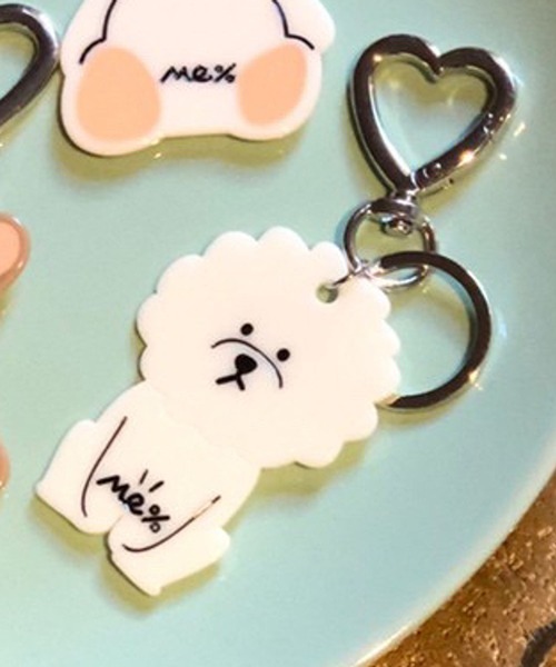 Me%（ミィパーセント）の「MEPERCENTアニマルチャーム（キーホルダー・レディース・グリーン系その他/グレー系その他/ベージュ/ホワイト系その他/ホワイト/ブラック系その他/ブラウン・FREE）」の2枚目の写真