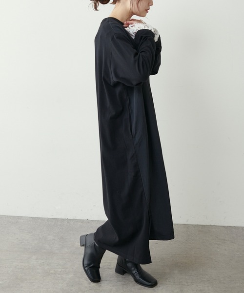 PUAL CE CIN（ピュアルセシン）の「【Ｄu noir】前後切替ワンピース（ワンピース・レディース・ブラック/オフホワイト/ベージュ・FREE）」の12枚目の写真