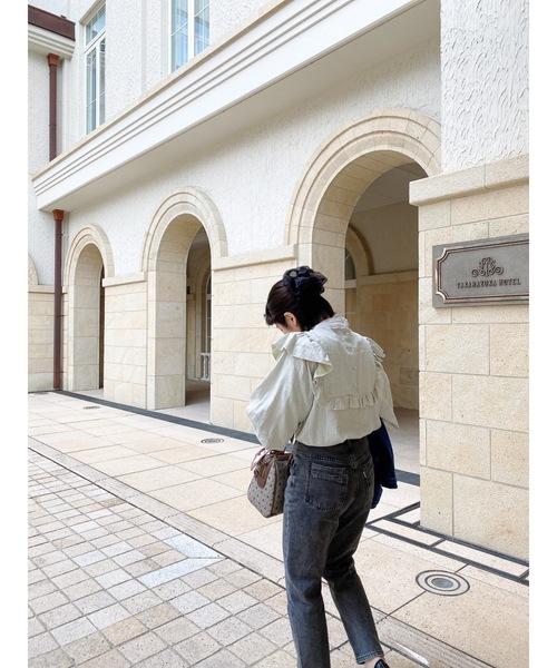 JUMELLE（ジュメロ）の「スプリングタイブラウス（シャツ/ブラウス・レディース・ピンク/グリーン・FREE）」の16枚目の写真