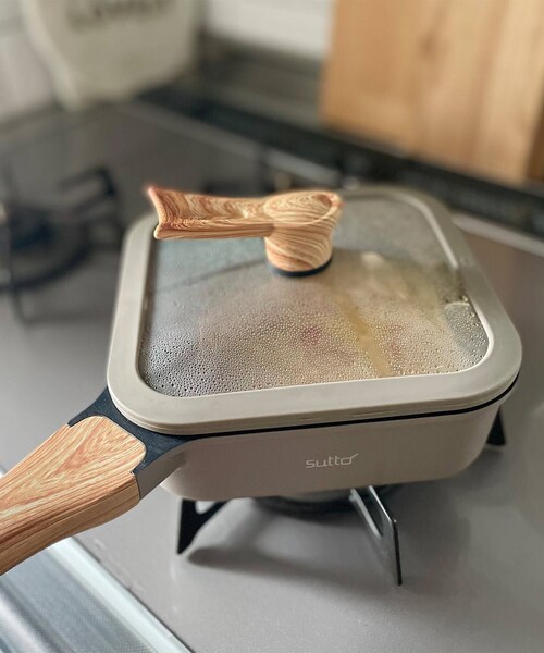 212 KITCHEN STORE（トゥワントゥキッチンストア）の「sutto スマートフライパン 16cm 16×8cm グレージュ ＜SUTTO スット＞（鍋/フライパン・レディース・その他・00）」の3枚目の写真